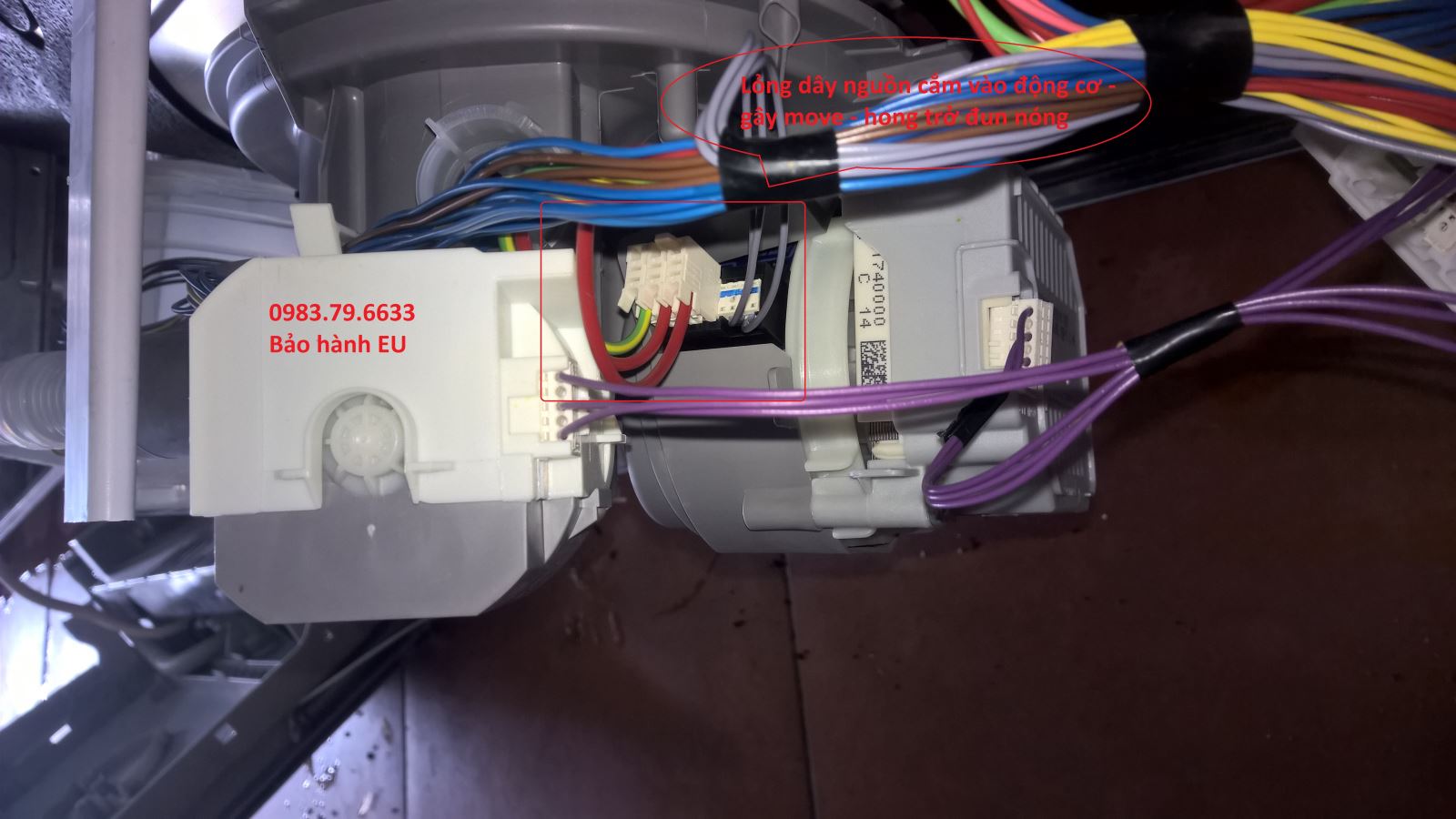 sửa máy rửa bát bosch lỗi e9