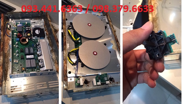Chập cháy khiến bếp từ không điều khiển được