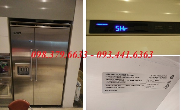 Sửa chữa tủ lạnh side by side Viking tại Đà Nẵng