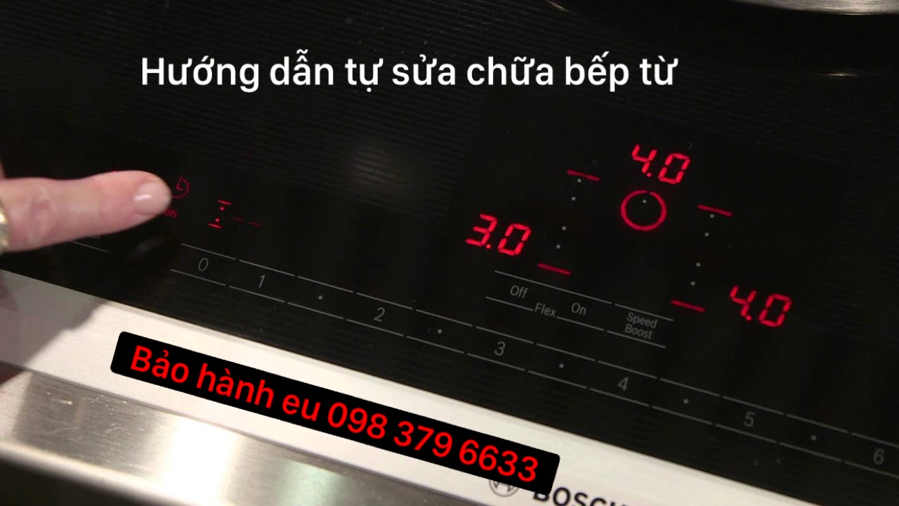 Hướng dẫn tự sửa bếp từ